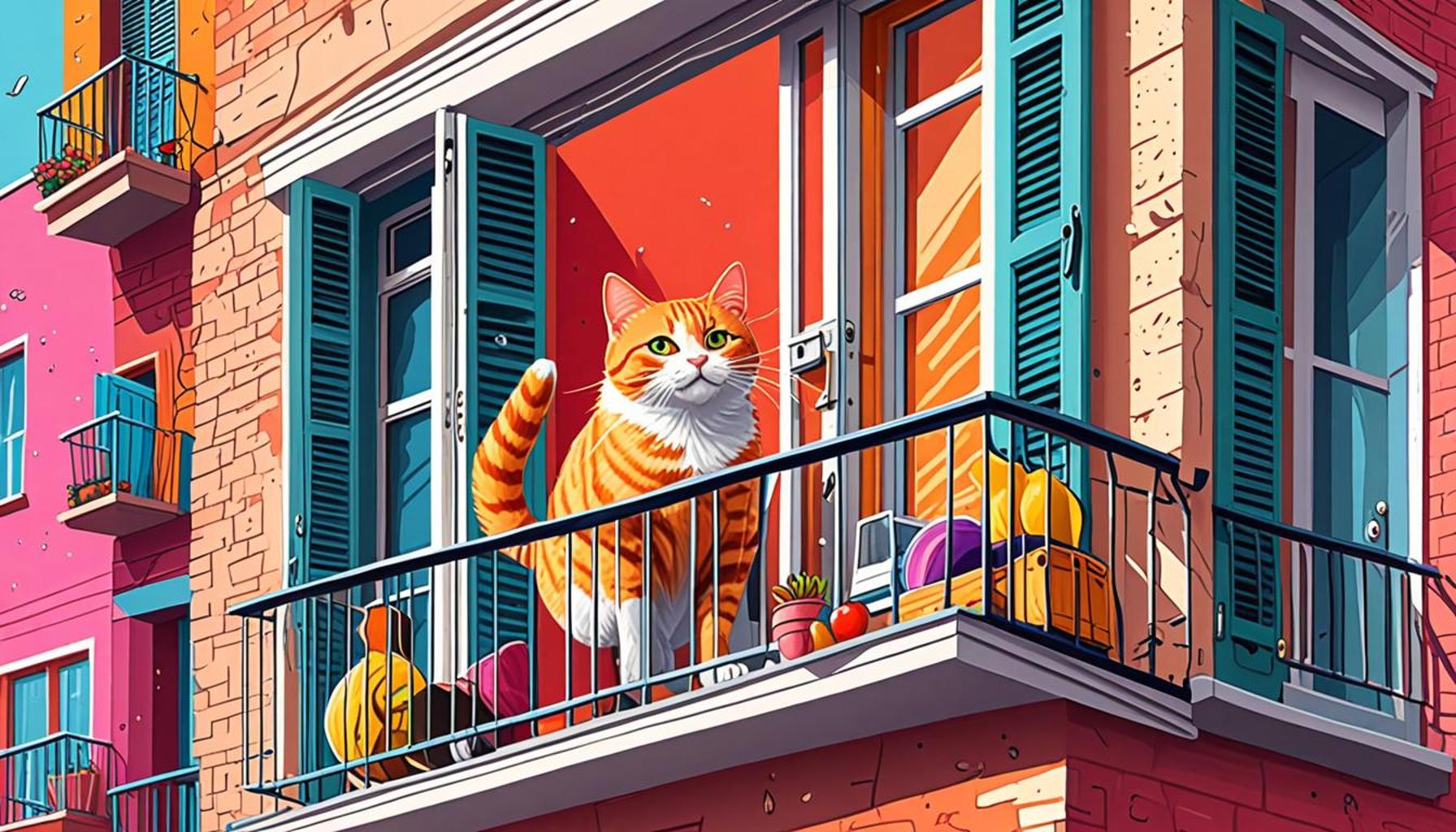 Protect Cats from Window Falls Expert Tips for Safe Balconies