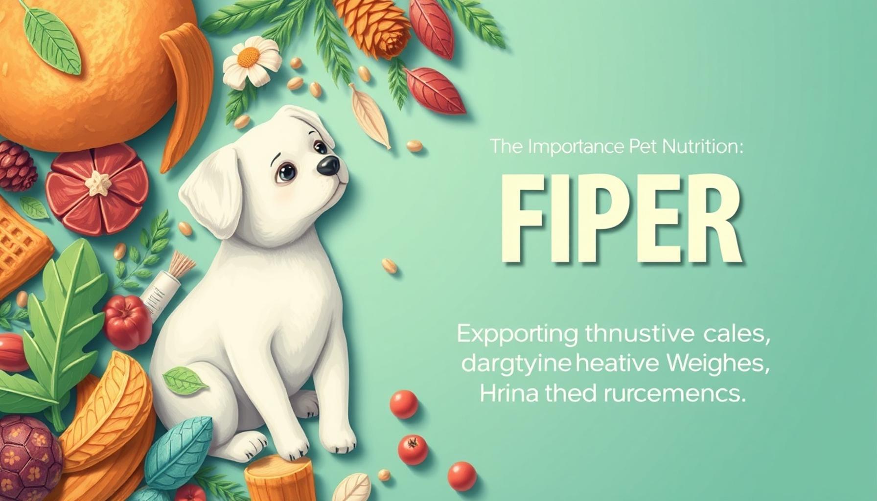 The Importance of Fiber in Pet Nutrition: Supporting Digestive Health and Weight Management