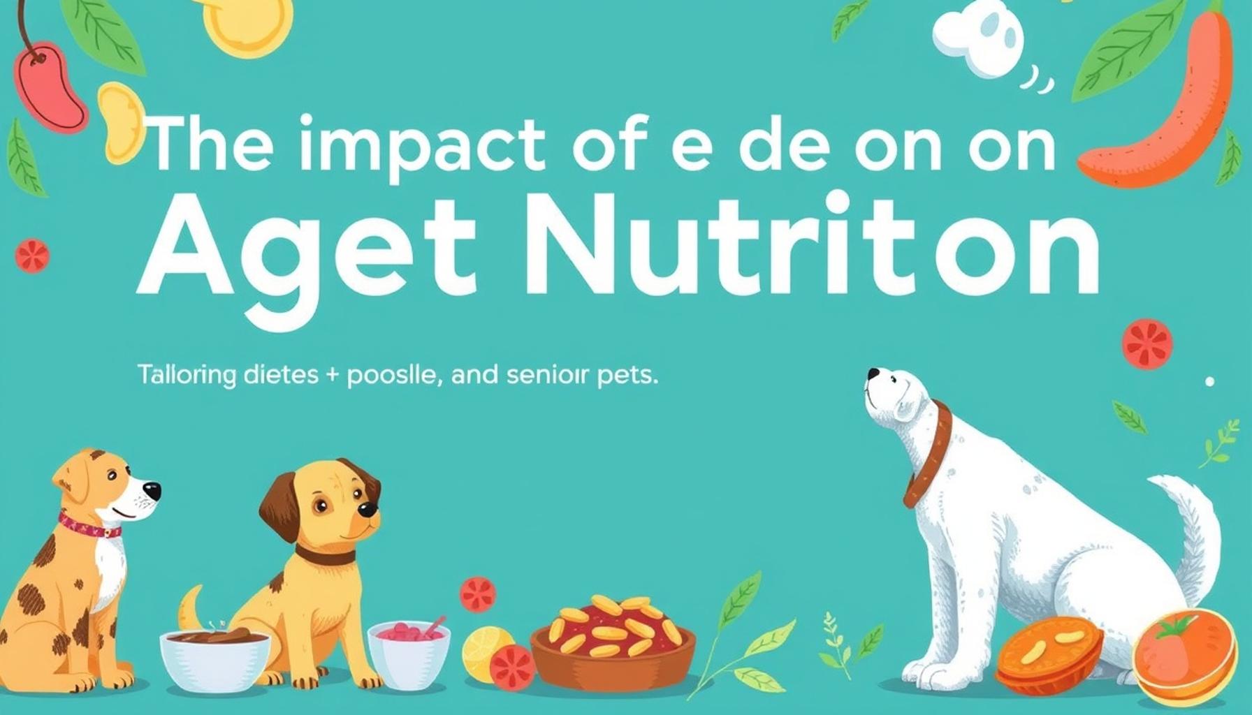 The Impact of Age on Pet Nutrition: Tailoring Diets for Puppies and Senior Pets